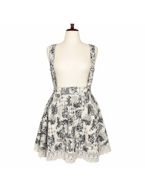 Thorn & Fable Through The Looking Glass Suspender Skirt XL